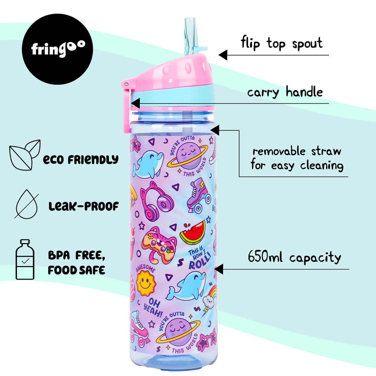 Gourde – Straw Bottle – Girls Gang