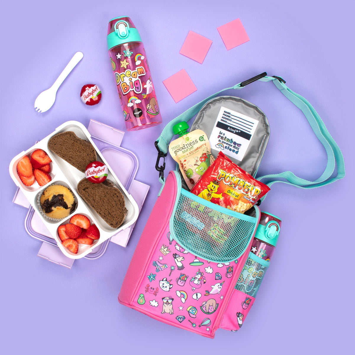 Sac repas avec bandoulière – Strap Lunch Bags – Dream Big