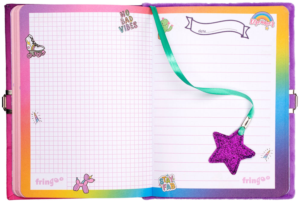 Journal secret pailleté – pailleté – Heart