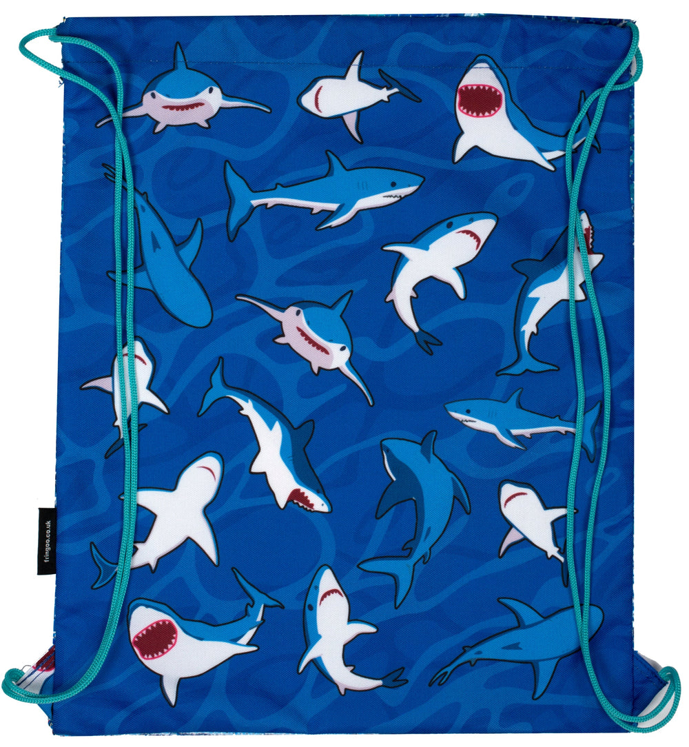 à sequins Drawstring sac à dos – Shark's Hug