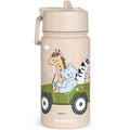 Thermo Kinder Trinkflasche Edelstahl - Safari braun