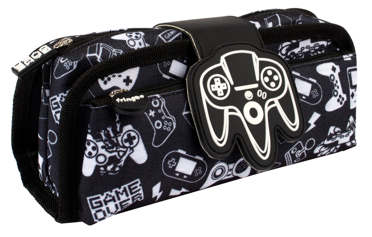 Trousse scolaire avec patch en silicone – Game On