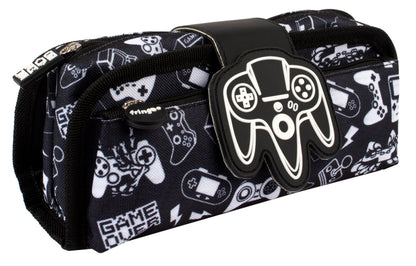 Trousse scolaire avec patch en silicone – Game On
