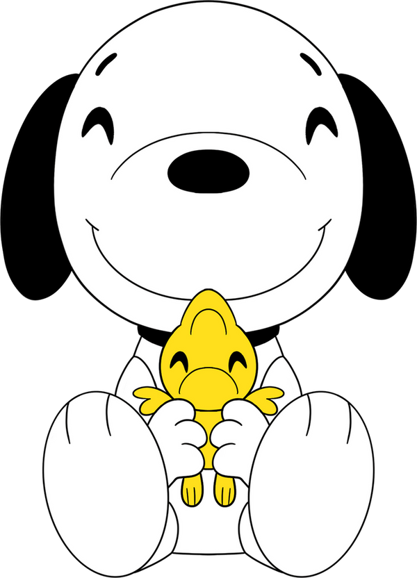 Snoopy and Woodstock Plush (9in)