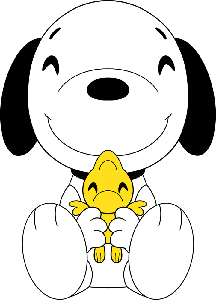 Peanuts peluche Snoopy and Woostock 22 cm