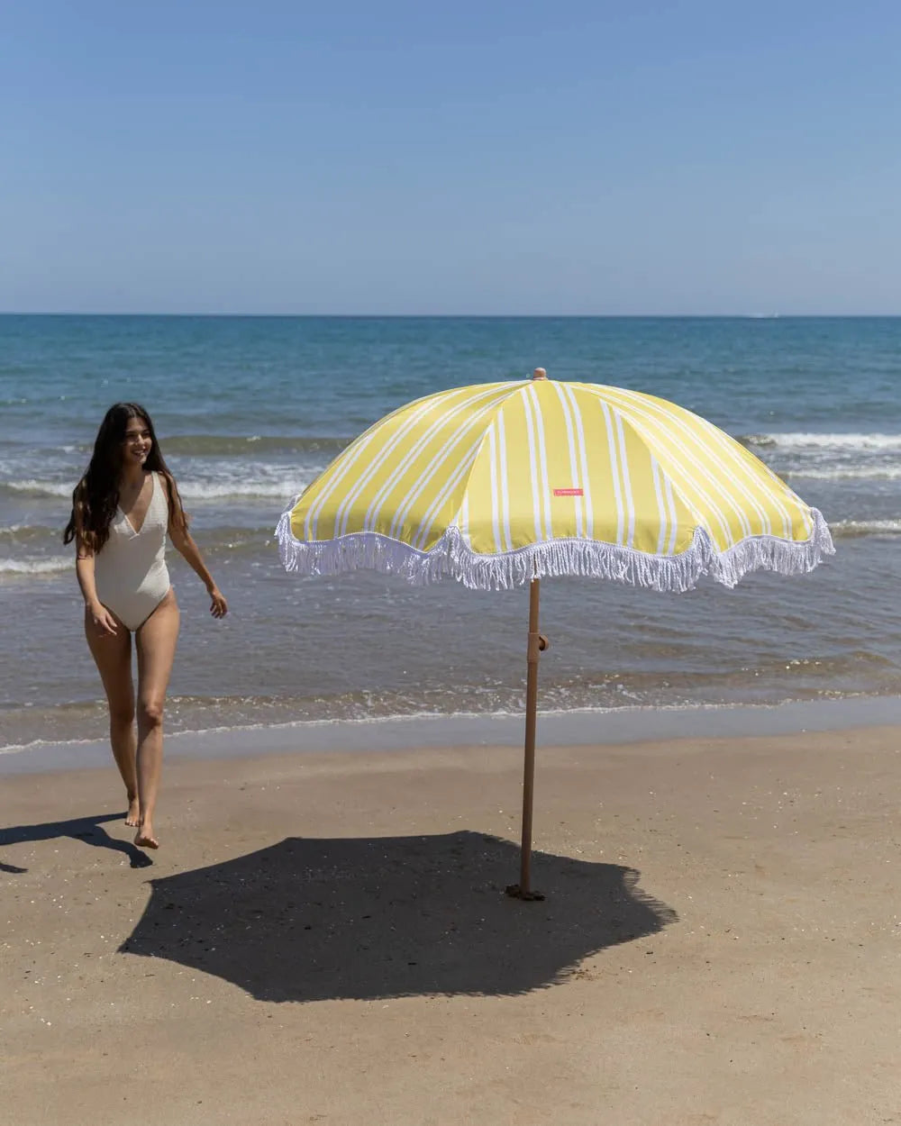 Yellow outdoor parasol - KEIRA