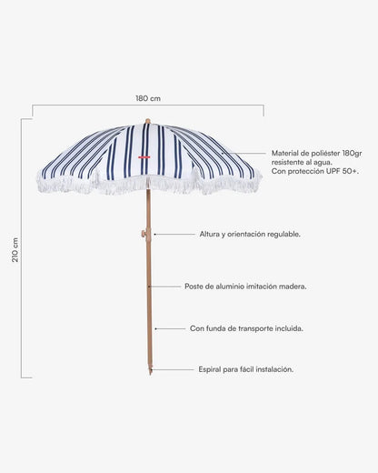 Sombrilla exterior azul - KEIRA