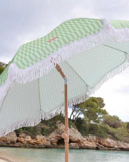 Sombrilla exterior verde - CARAMEL