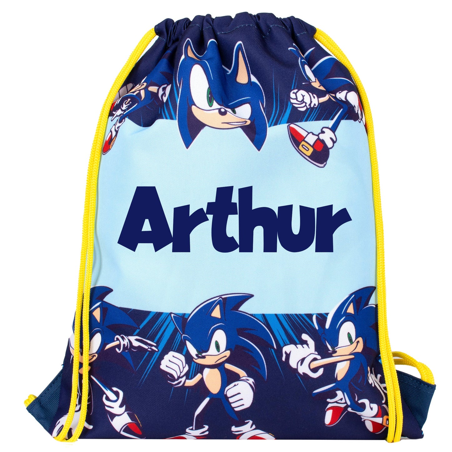 Sac à cordon – Official Sonic the Hedgehog PE sac à cordon, with your child's full name.