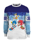 Weihnachtspullover Sonic au Ski