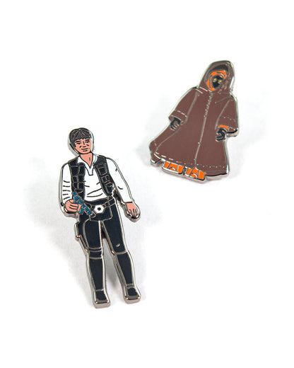Pin's Star Wars Set Set 1.5 - Han Solo and Jawa