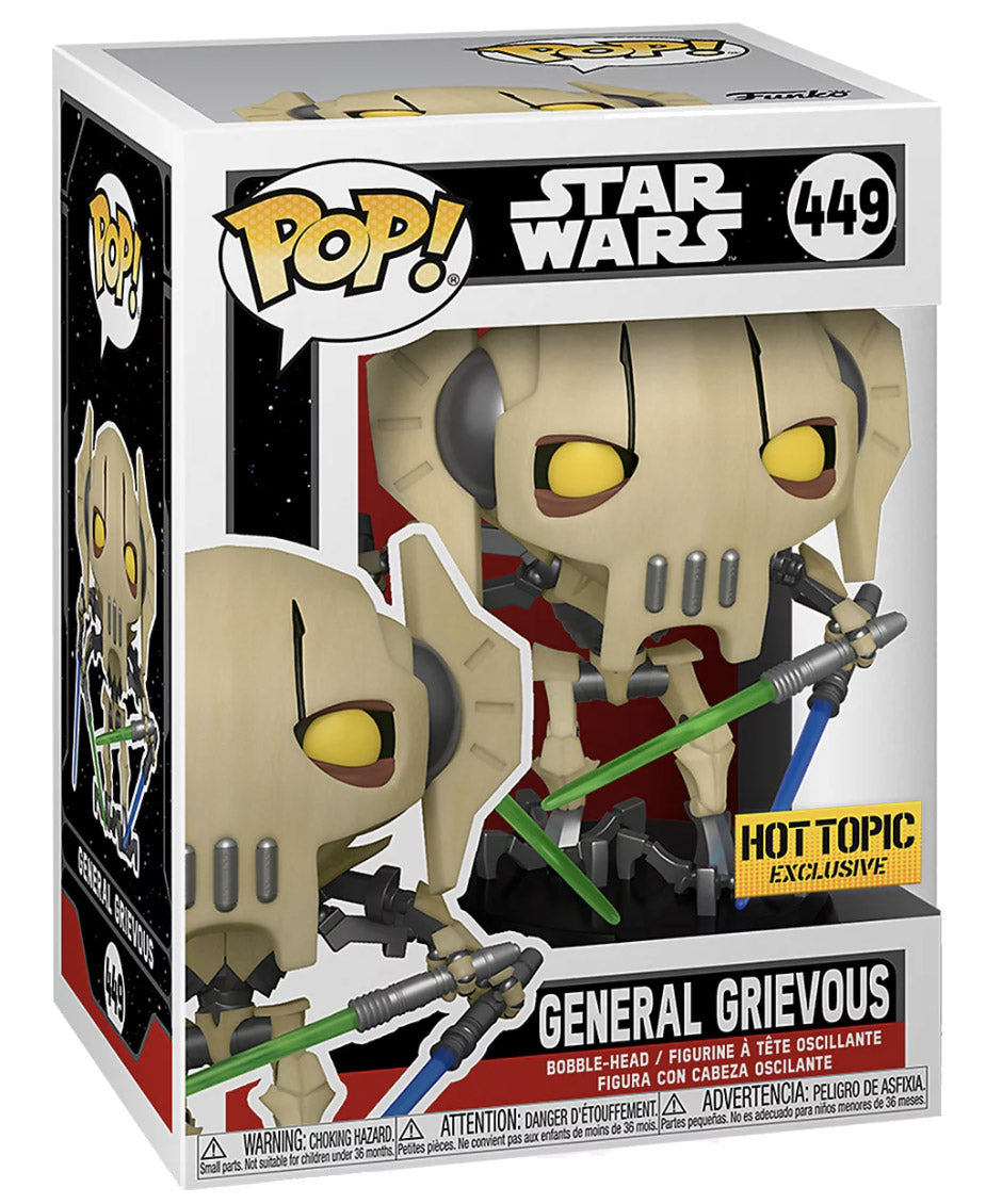 Pop! Generaal Grievous met lichtzwaarden