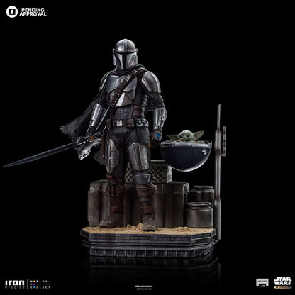Statue Din Djarin and Din Grogu - Star Wars: The Mandalorian - Art Scale 1/10