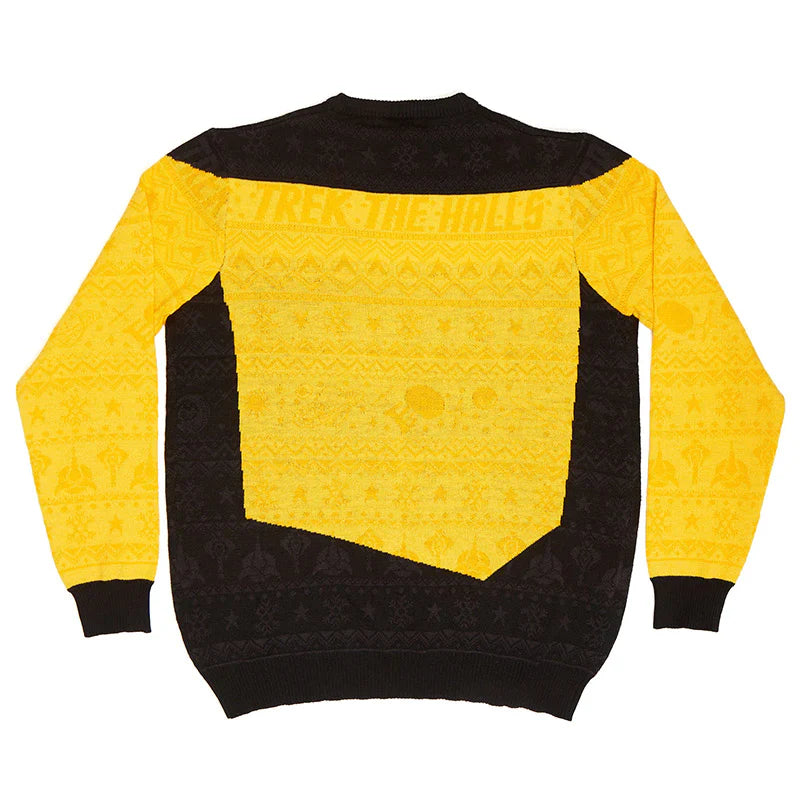 Star Trek Christmas Sweater Yellow