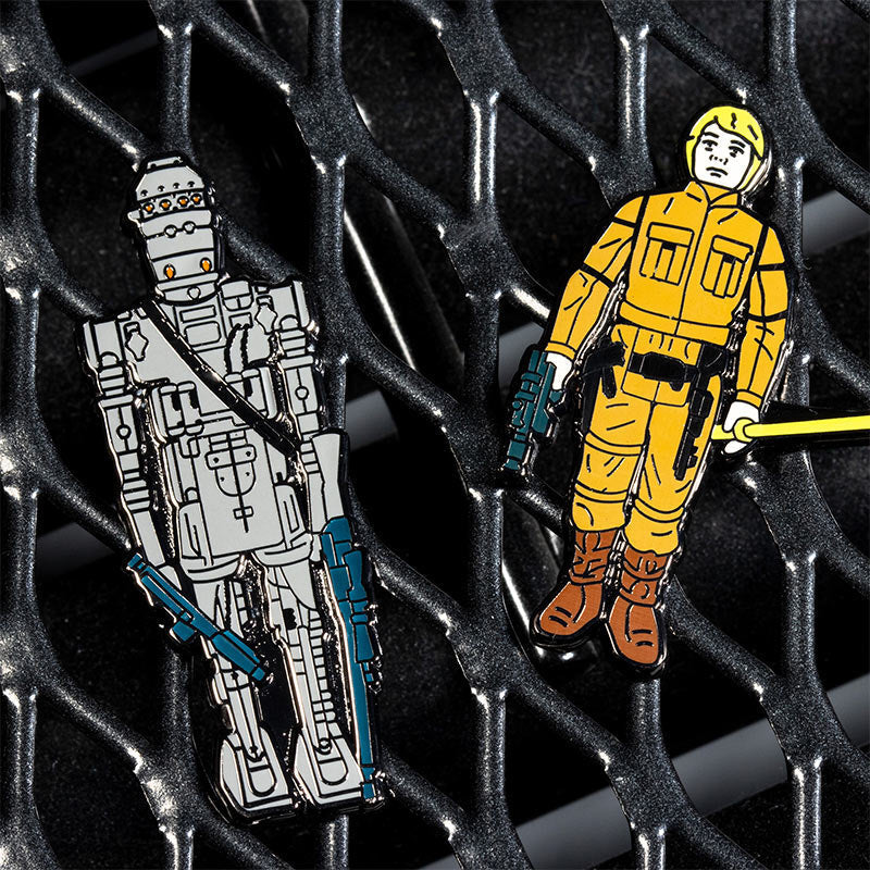 Pin's Star Wars Set 1.14 – IG-88 et Luke Skywalker en tenue de Bespin