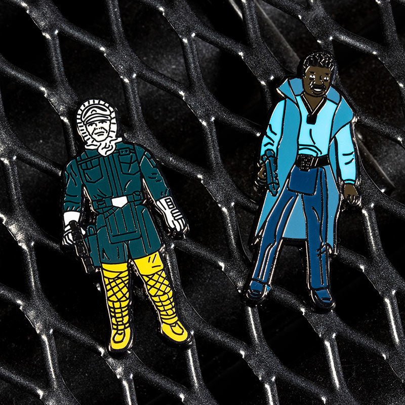 Pin's Star Wars Set 1.15 – Han Solo (tenue de Hoth) et Lando Calrissian