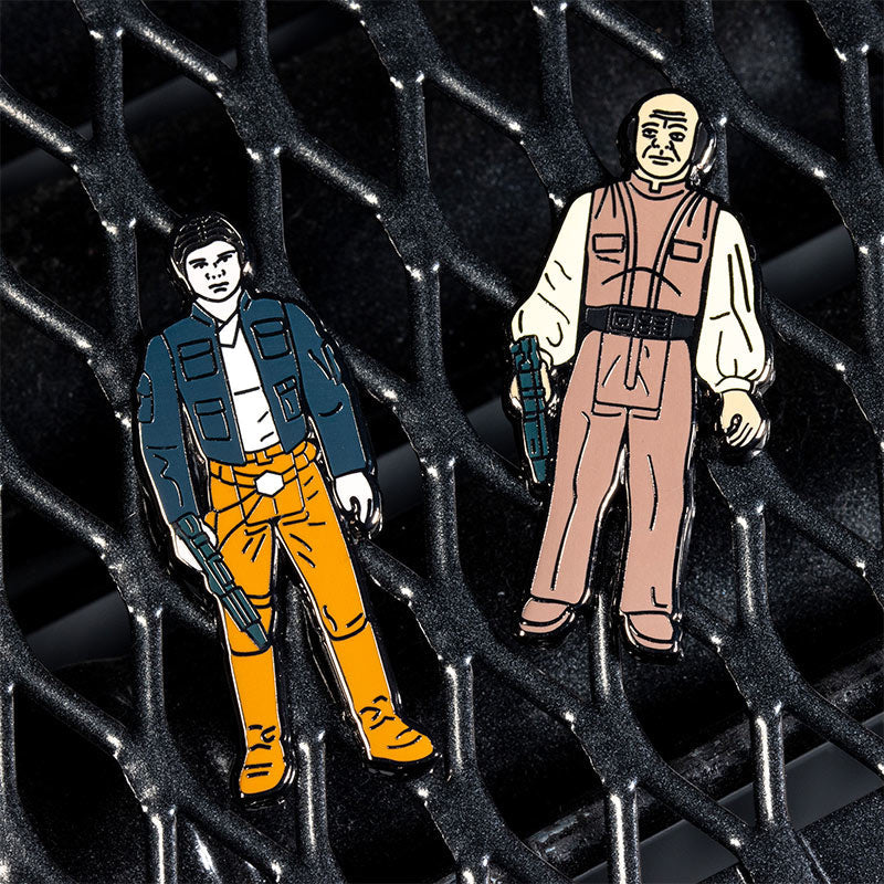 Pin's Star Wars Set 1.18 – Han Solo (tenue de Bespin) et Lobot