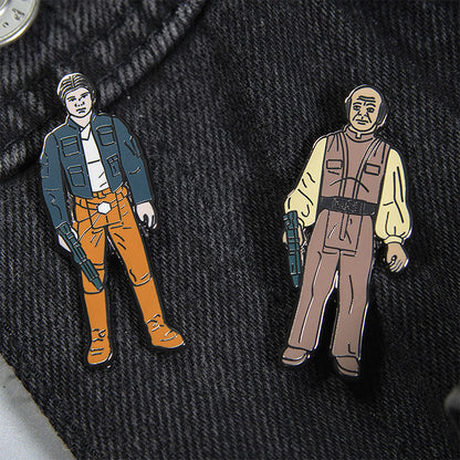 Star Wars Pin Set 1.18 – Han Solo (Bespin Outfit) and Lobot