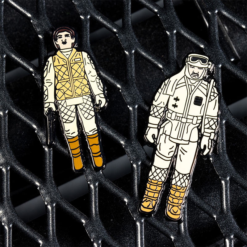 Pin's Star Wars Set 1.19 – Leia (tenue de Hoth) et Commandant rebelle