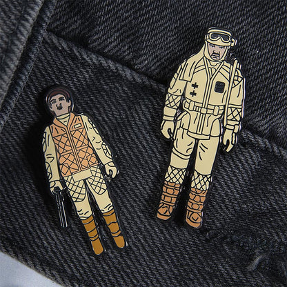 Star Wars Pin Set 1.19 – Leia (Hoth Outfit) and Rebel Commander