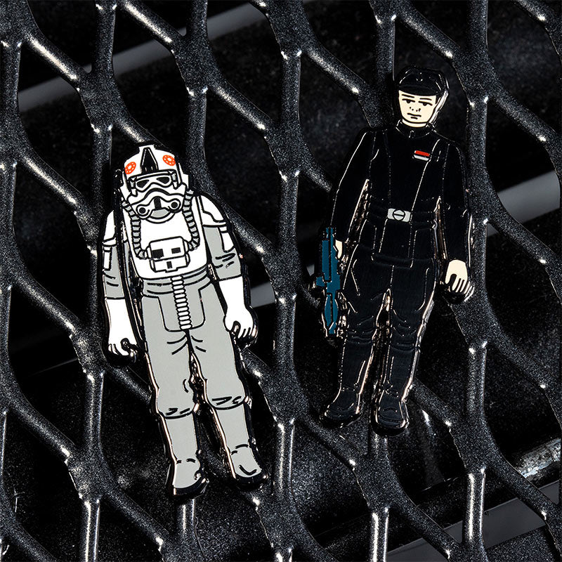 Pin's Star Wars Set 1.20 – Pilote d’AT-AT et Commandant impérial