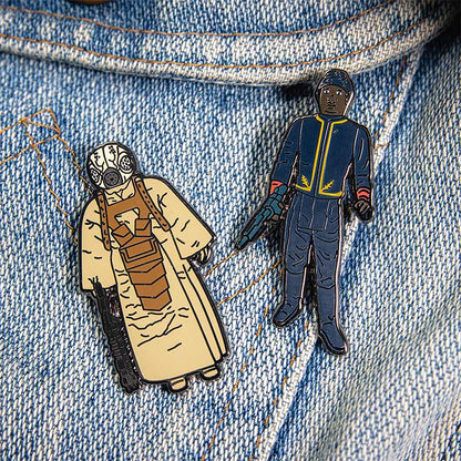 Star Wars Pin Set 1.24 - Bespin Security Guard (Variant) and Zuckuss