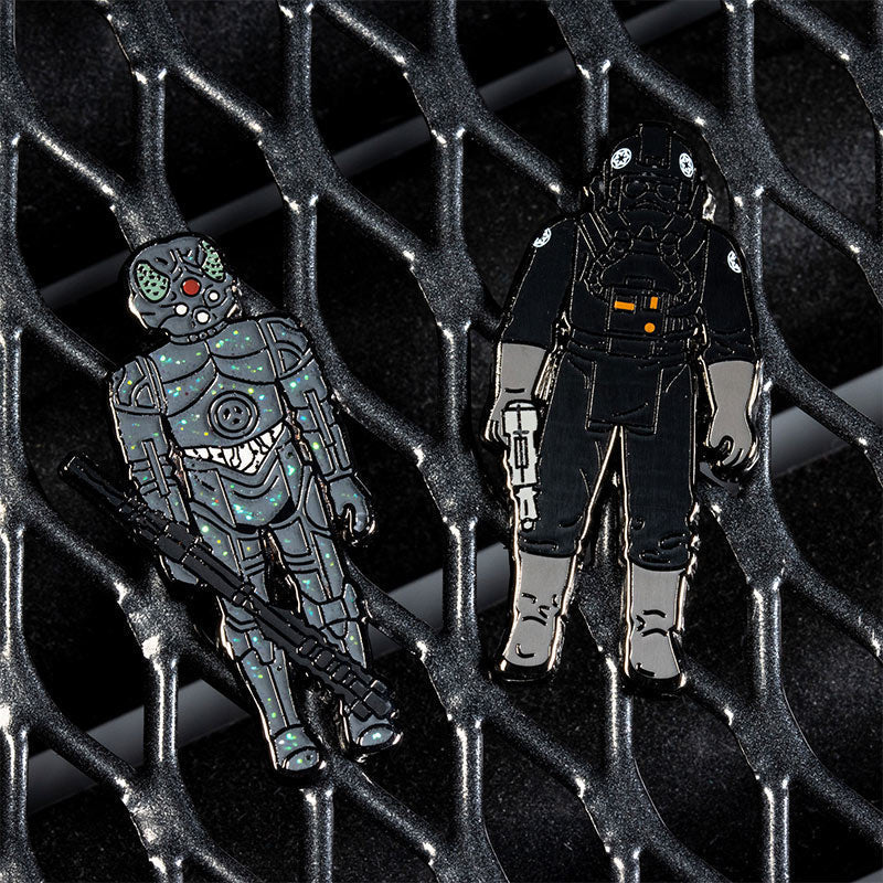 Pin's Star Wars Set 1.25 – 4-LOM et Pilote de chasseur TIE impérial