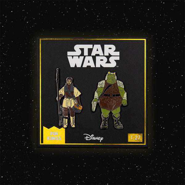 Pin's Star Wars Set 1.27 –  Princesse Leia en Boushh et Garde Gamorréen