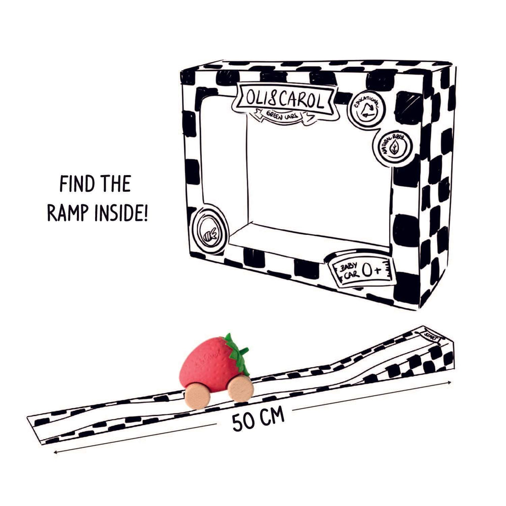 Sweetie la Fraise – Voiture-jouet bébé