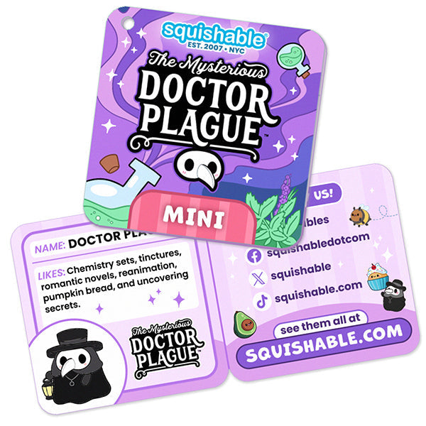 Mini Squishable Plüschtier – Pfefferminz-Pestarzt