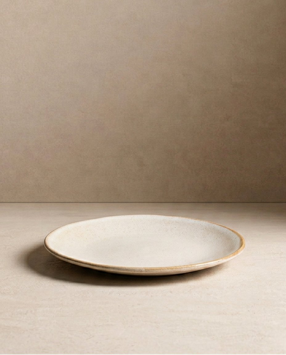 Terra Porcelanic Assiette plate en grès 28 cm