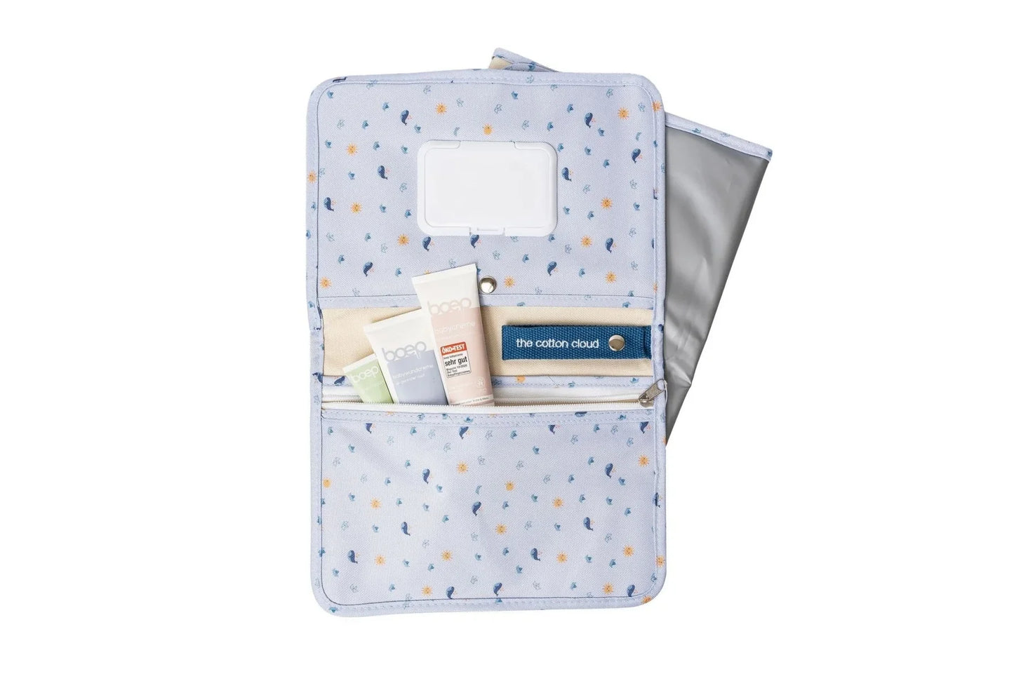 Wickeltasche mit integrierter Wickelunterlage