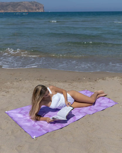 Purple beach towel - AYLA