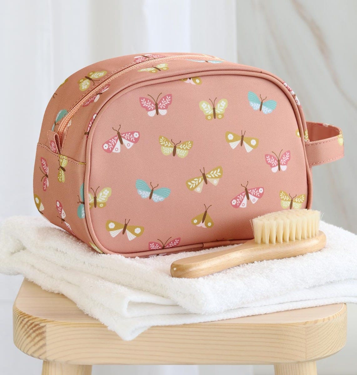 Trousse de toilette enfant - Papillons