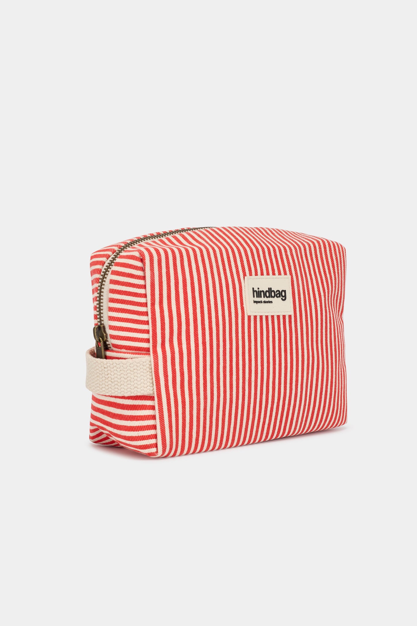 Trousse de toilette Leon Rayures rouge
