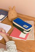 Max Tricolour Electric Blue Pouch