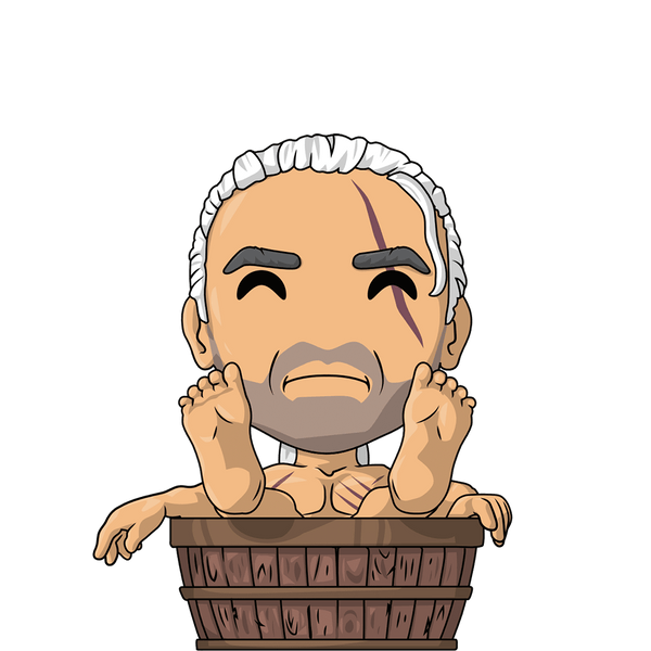 Bathtub Geralt