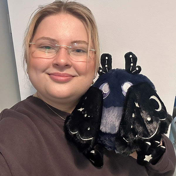 Peluche Mini Squishable – Mothman de Minuit