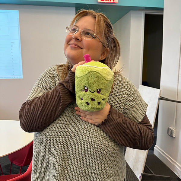 Peluche Snacker – Matcha Bubble Tea