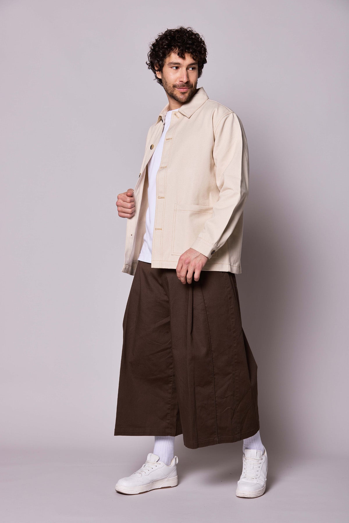 Veste mixte Marcel Écru