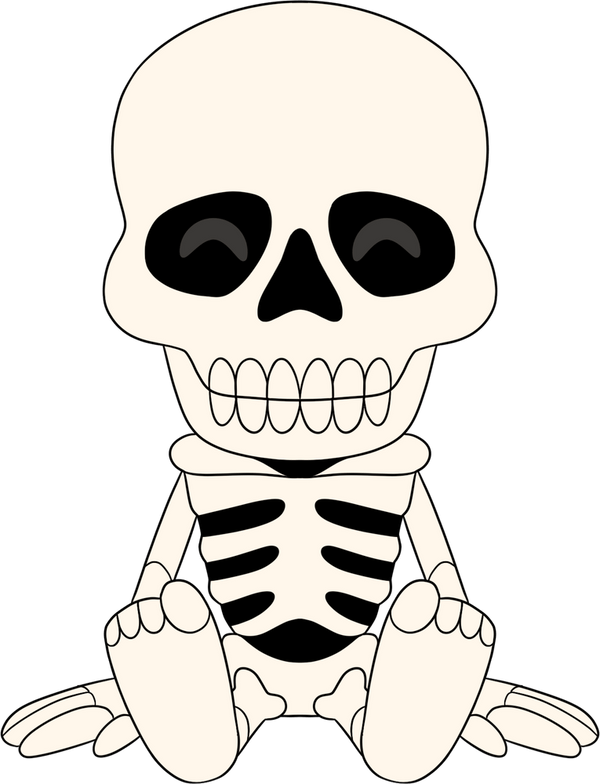 Spooky Scary Skeleton Plush (9in)