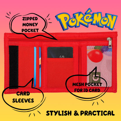 Pokemon portefeuille – rouge