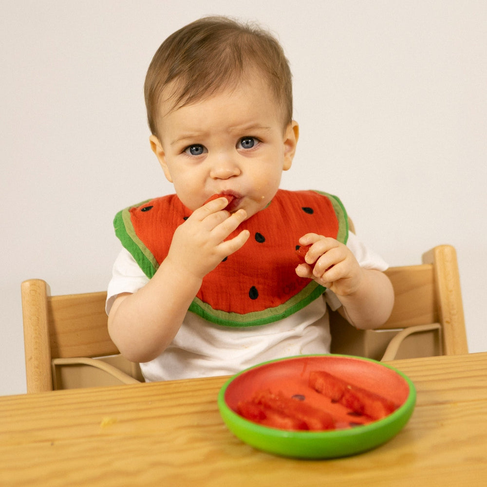 Wally la Pastèque – Ensemble assiette et cuillère bébé