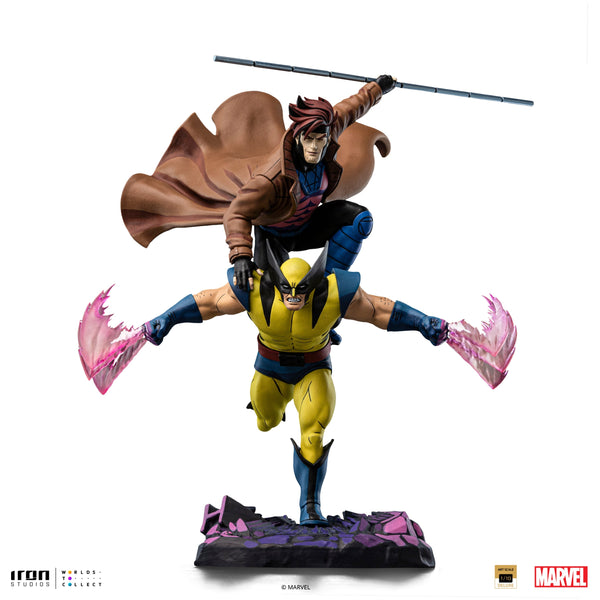 Statue Gambit e Wolverine - X-Men 97 - Art Scale 1/10 - Marvel Comics