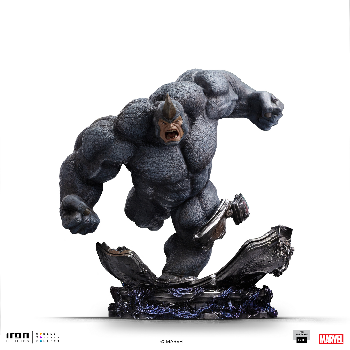 Rhino Statue - Spider-Man vs. Villains Diorama - BDS Art Scale 1/10 - Iron Studios