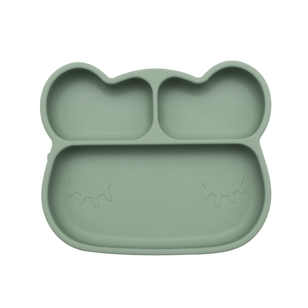 Assiette en Silicone Ours Sauge