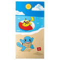 Serviette de Bain Pokémon - Pikachu, Schiggy