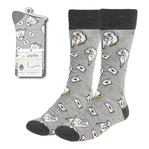 Chaussettes Harry Potter - Hedwige avec lettre