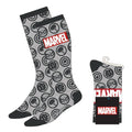 Marvel-Socken – Avengers-Gesichter (Grau)