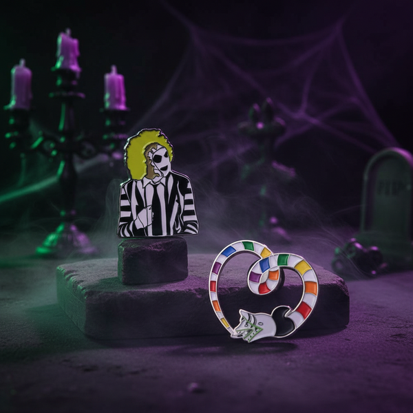 Beetlejuice Pin - Zandworm 2-pack
